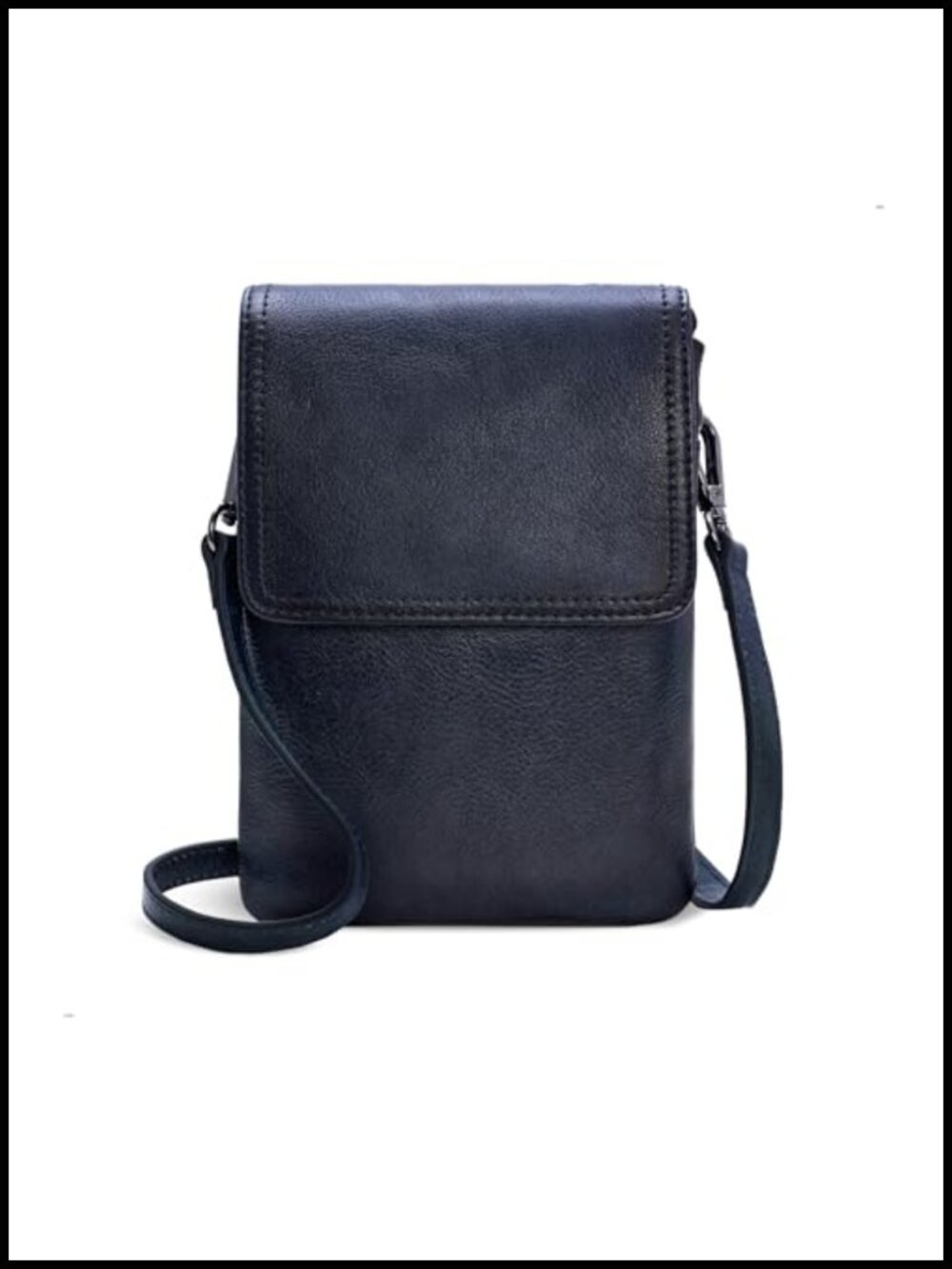 Genuine Leather RFID Blocking Small Crossbody Bag for Women Travel Purse